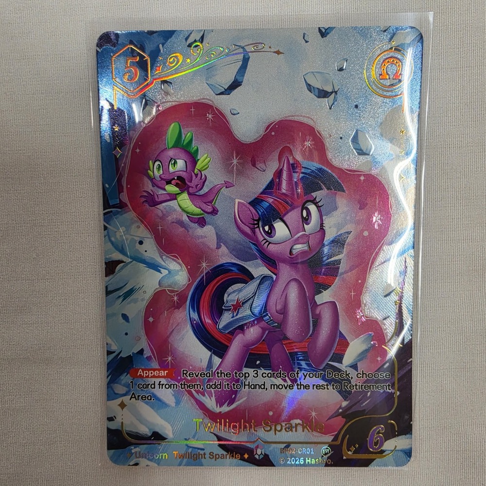 My Little Pony TCG Kayou Twilight Sparkle BP02-CR01 1st Ed